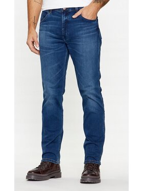 Wrangler Wrangler Jeansy Greensboro Niebieski Regular Fit