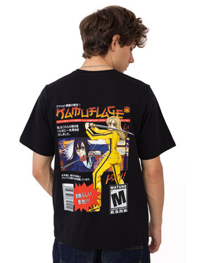 Kamuflage Kamuflage T-Shirt The Bride Czarny Comfortable Fit