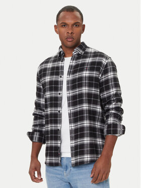 Tommy Jeans Tommy Jeans Koszula DM0DM22024 Czarny Regular Fit