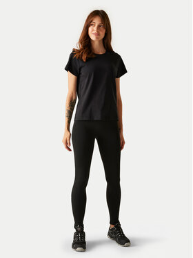 Regatta Leggings Thermal Stretch RWJ291 Crna Slim Fit