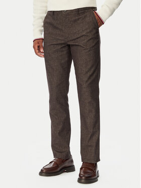 Tommy Hilfiger Tommy Hilfiger Pantaloni chino Denton MW0MW44823 Maro închis Slim Fit