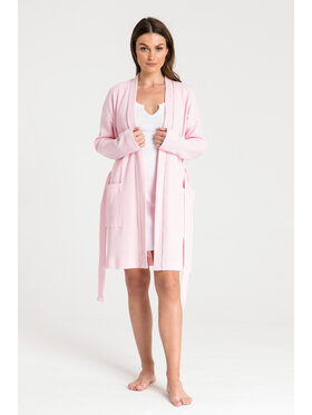 LaLupa LaLupa Szlafrok LA078 Różowy Comfortable Fit