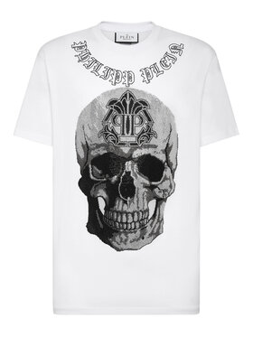 PHILIPP PLEIN PHILIPP PLEIN T-Shirt 943 Biały Regular Fit