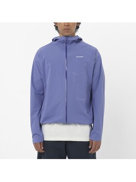 Salomon Salomon Kurtka przeciwdeszczowa BONATTI WATERPROOF JKT M Fioletowy jasny Regular Fit