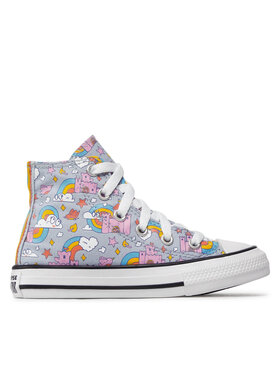 Converse Converse Plátenky Chuck Taylor All Star Rainbow Castles 372943C Modrá