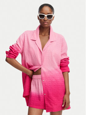 Roxy Roxy Cămașă Ocean Gradient ERJX603490 Roz închis Oversize