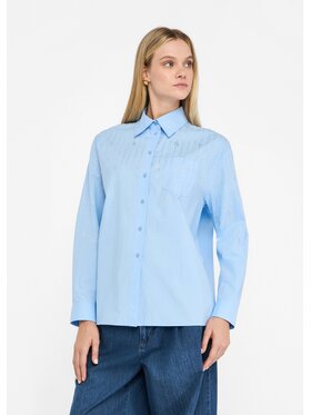 Liu Jo Liu Jo Koszula UF5240T039AM9726 Błękitny Loose Fit
