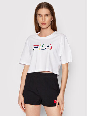 Fila Fila T-shirt Boituva 768993 Bijela Relaxed Fit