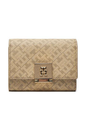 Tommy Hilfiger Tommy Hilfiger Duży Portfel Damski AW0AW17040 Beżowy