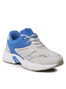 Calvin Klein Jeans Calvin Klein Jeans Sneakersy Retro Tennis High/Low Frequency YM0YM00637 Szary