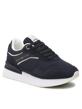 Tommy Hilfiger Tommy Hilfiger Sneakersy Elevated feminine runner FW0FW06949 Tmavomodrá