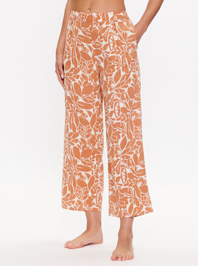 Etam Etam Spodnji del pižame 6539381 Rjava Relaxed Fit
