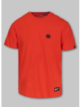 PITBULL PITBULL T-Shirt SMALL LOGO Czerwony Regular Fit