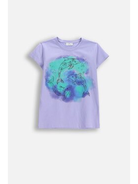 Coccodrillo Coccodrillo T-Shirt WC6143207VGB-016 Fioletowy Regular Fit