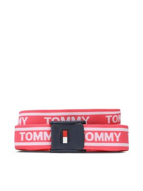 Tommy Jeans Tommy Jeans Дитячий пояс Webbing Belt AU0AU01627 Рожевий