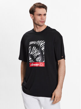 Ellesse Ellesse Тишърт Spedizione SHR17644 Черен Regular Fit