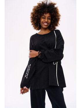 blue shadow blue shadow Tunika Ixi Czarny Regular Fit