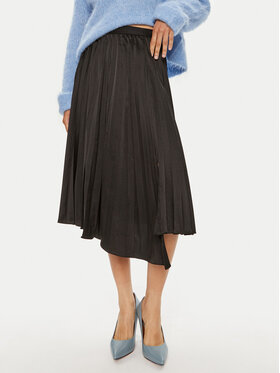 DKNY DKNY Plisirano krilo P4ENTQBW Črna Regular Fit
