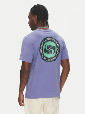 Quiksilver Quiksilver Póló Circle Back Ss EQYZT08054 Lila Regular Fit