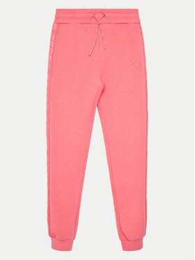 Guess Guess Melegítő alsó J2YQ24 FL03S Rózsaszín Regular Fit