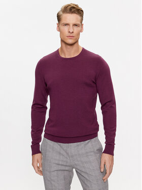Calvin Klein Calvin Klein Sweter Superior K10K109474 Fioletowy Regular Fit