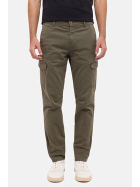 Mustang Mustang Pantaloni di tessuto Style Daytona Cargo Verde Slim Fit