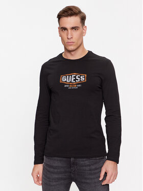 Guess Guess S dlhými rukávmi M4RI34 J1314 Čierna Slim Fit