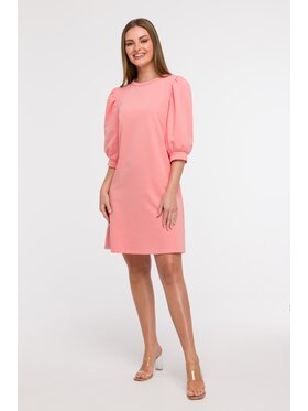 BeWear BeWear Sukienka letnia B291 Różowy Comfortable Fit