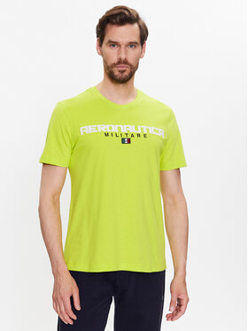Aeronautica Militare Aeronautica Militare Tricou 231TS2064J602 Verde Regular Fit