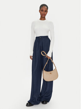 PINKO PINKO Torebka Half Moon Mini Fl PE 25 PLTT 102790 A1YB Beżowy
