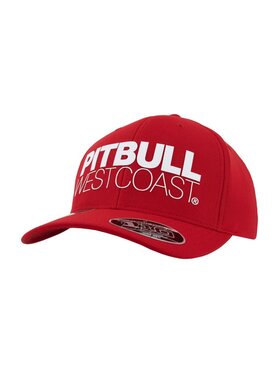 PITBULL PITBULL Czapka z daszkiem Czapka Snapback Classic SEASCAPE uniwersalny Czerwony