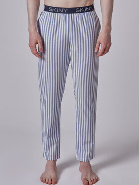 Skiny Skiny Bavlnené nohavice 80511 Biela Regular Fit