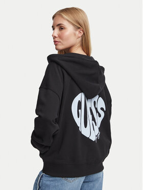 Guess Jeans Guess Jeans Μπλούζα 184165 Μαύρο Classic Fit