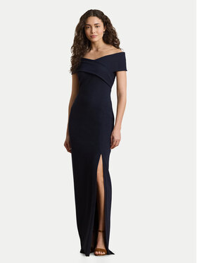 LAUREN RALPH LAUREN LAUREN RALPH LAUREN Sukienka wieczorowa 253P13931002 Granatowy Slim Fit