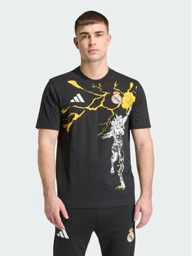 adidas adidas Koszulka techniczna Real Madrid Avengers Czarny Regular Fit