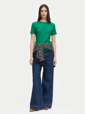 Tommy Hilfiger Tommy Hilfiger Marškinėliai New Cody WW0WW40587 Žalia Slim Fit