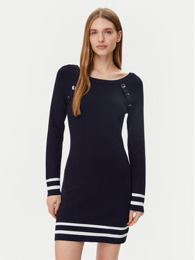 Morgan Morgan Kootud kleit 251-RMVALI Tumesinine Slim Fit