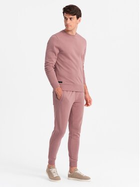 Ombre Ombre Komplet dresowy Z84 Różowy Regular Fit