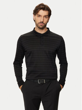 KARL LAGERFELD KARL LAGERFELD Поло 745009 544202 Чорний Regular Fit
