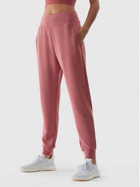 4F 4F Pantaloni trening 4FWAW23TTROF611 Roz Relaxed Fit