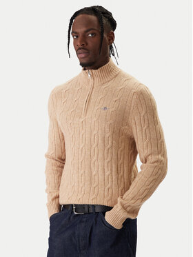 Gant Gant Sveter 8050260 Béžová Regular Fit