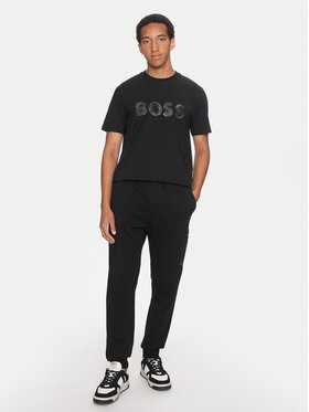 Boss Majica Jagged 1 50519365 Črna Relaxed Fit