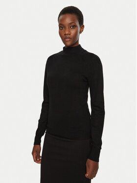 Morgan Morgan Pulover 242-MPRETTY Črna Slim Fit