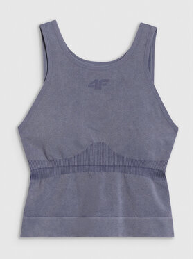 4F 4F Koszulka techniczna YOGA Granatowy Slim Fit