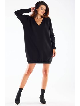 Infinite You Infinite You Úpletové šaty M272 Černá Basic Fit
