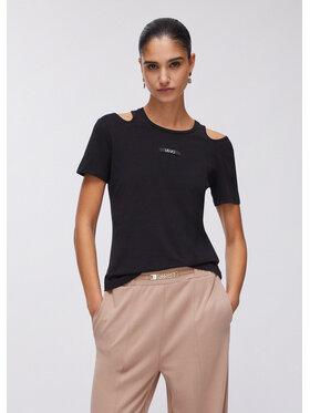 Liu Jo Liu Jo T-Shirt TA6170JS00522222 Fioletowy Regular Fit