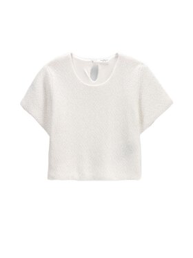 Coccodrillo Coccodrillo Sweter ZC6172101EPG-001 Biały Regular Fit
