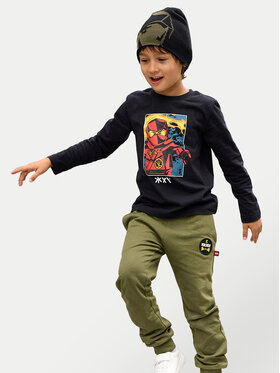 LEGO LEGO Pantaloni trening Ninjago 12011289 Verde Regular Fit
