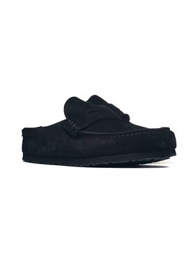 Birkenstock Birkenstock Klapki Naples Wrapped Suede Leather Beżowy