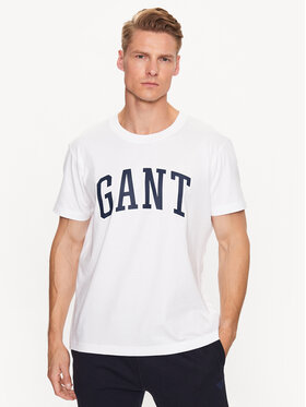 Gant Gant Tricou 2003181 Alb Regular Fit